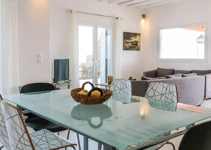 Luxurious Mykonian Blue Oasis With Private Pool * Kalafáti