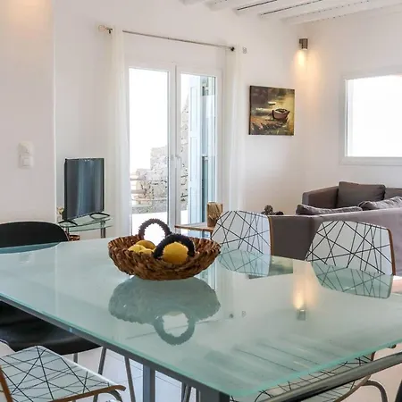 Luxurious Mykonian Blue Oasis With Private Pool * Калафатис